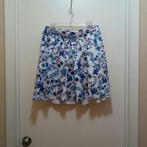 Torrid kick pleats scuba knit skirt